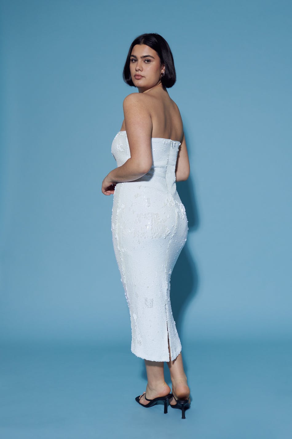 Pallíettu hlýralaus kóll