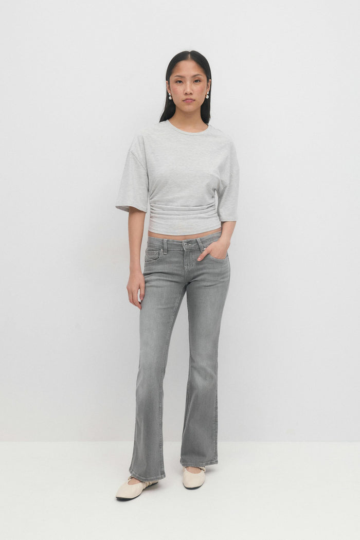 Low bootcut gallabuxur