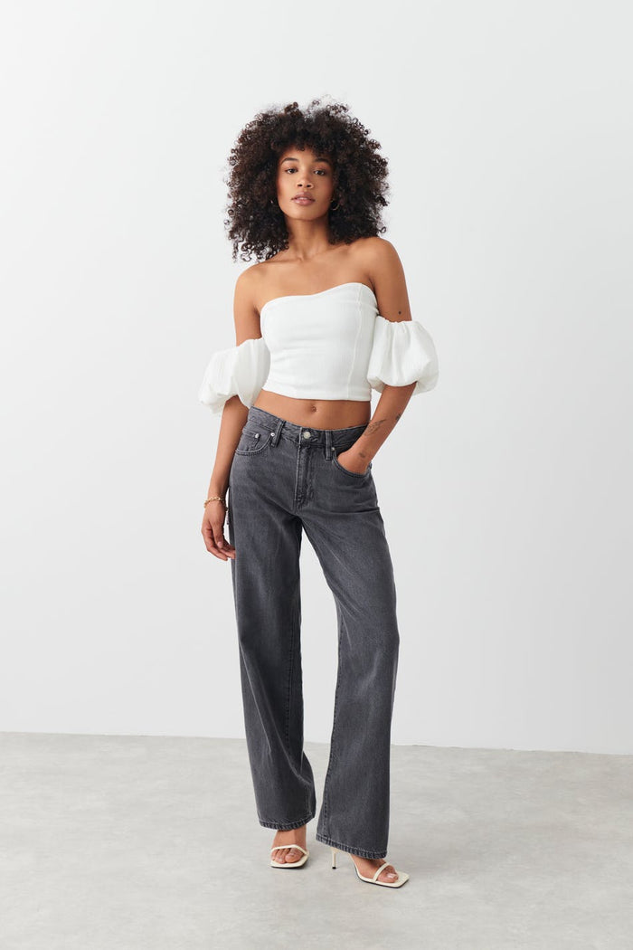 Off shoulder toppur