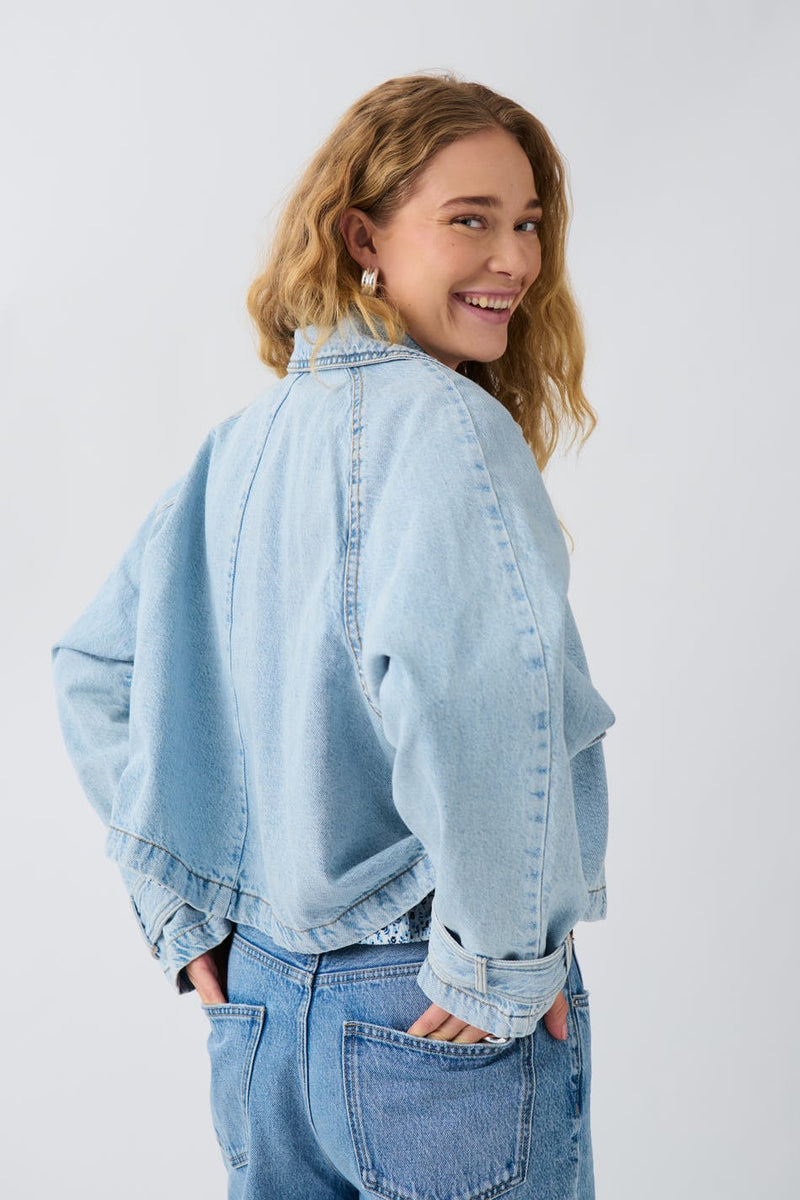 Trench jakki denim