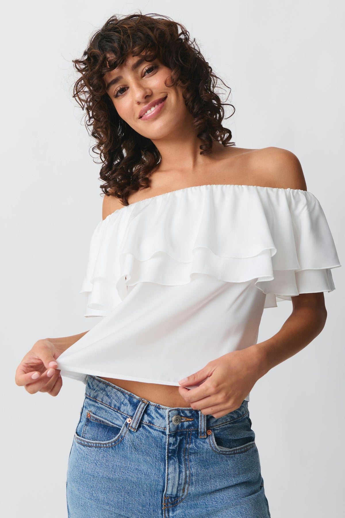 Off shoulder toppur