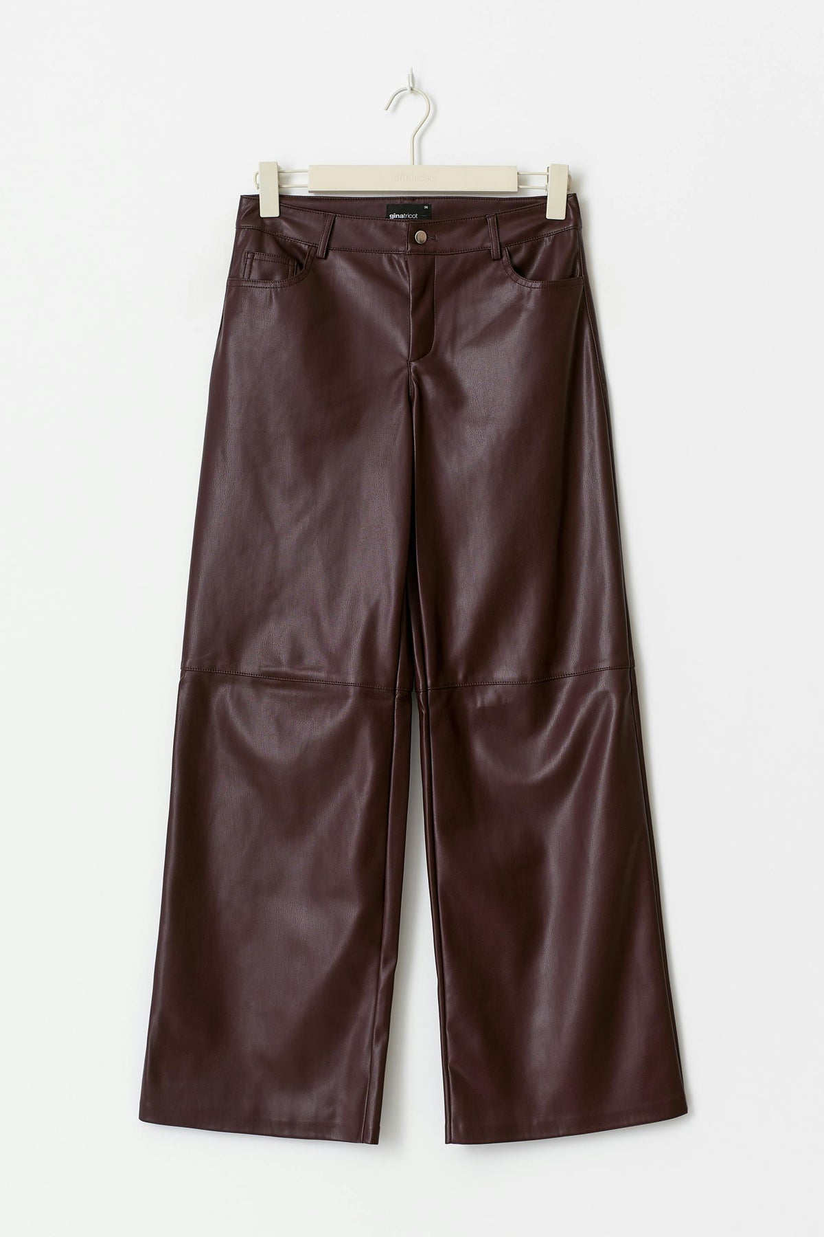 Beinar pleður buxur