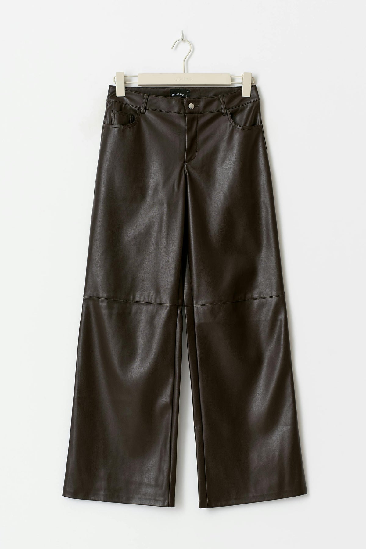 Beinar pleður buxur