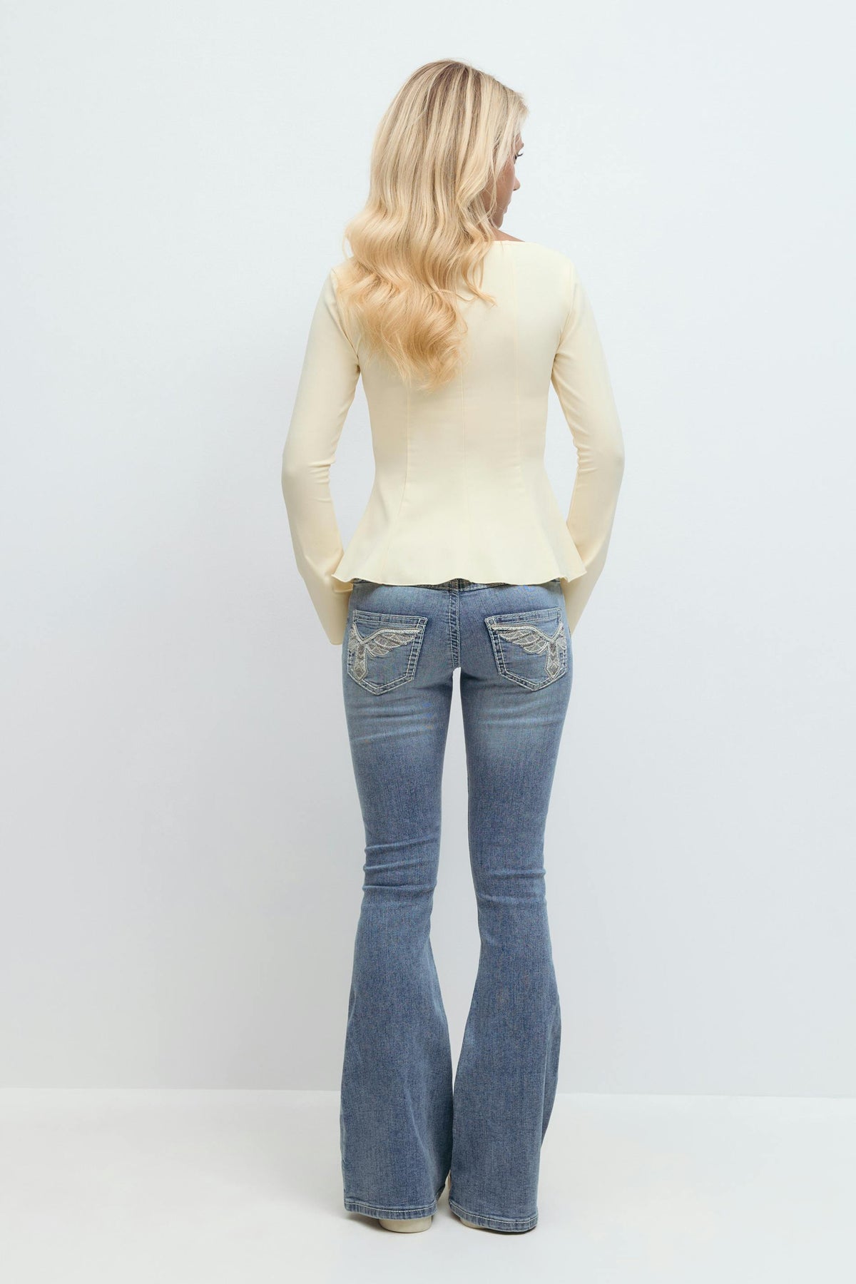 14+ low flare gallabuxur