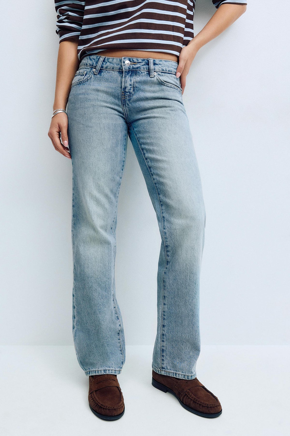 Gallabuxur, low straight