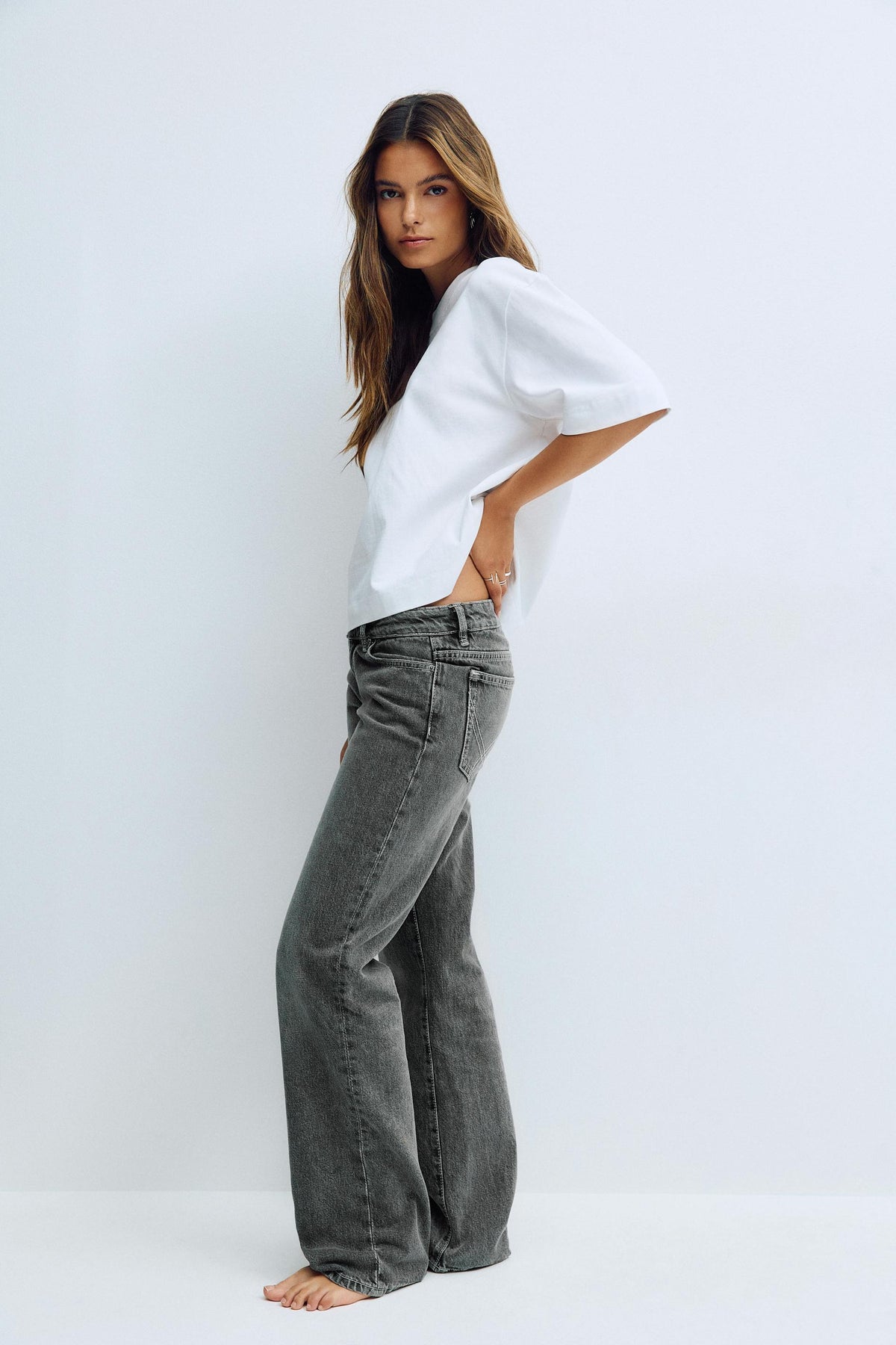 Gallabuxur, low straight