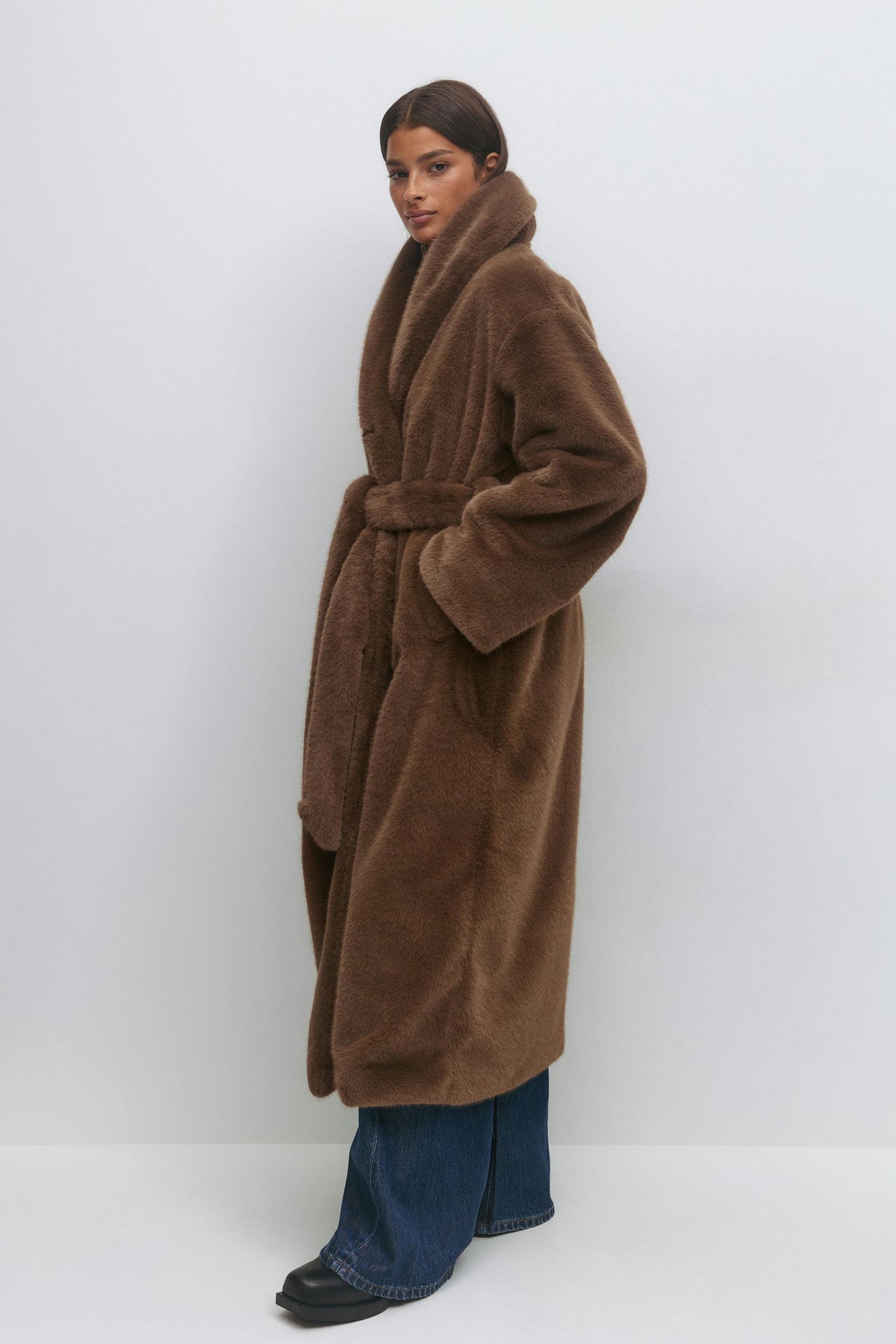 Faux fur kápa
