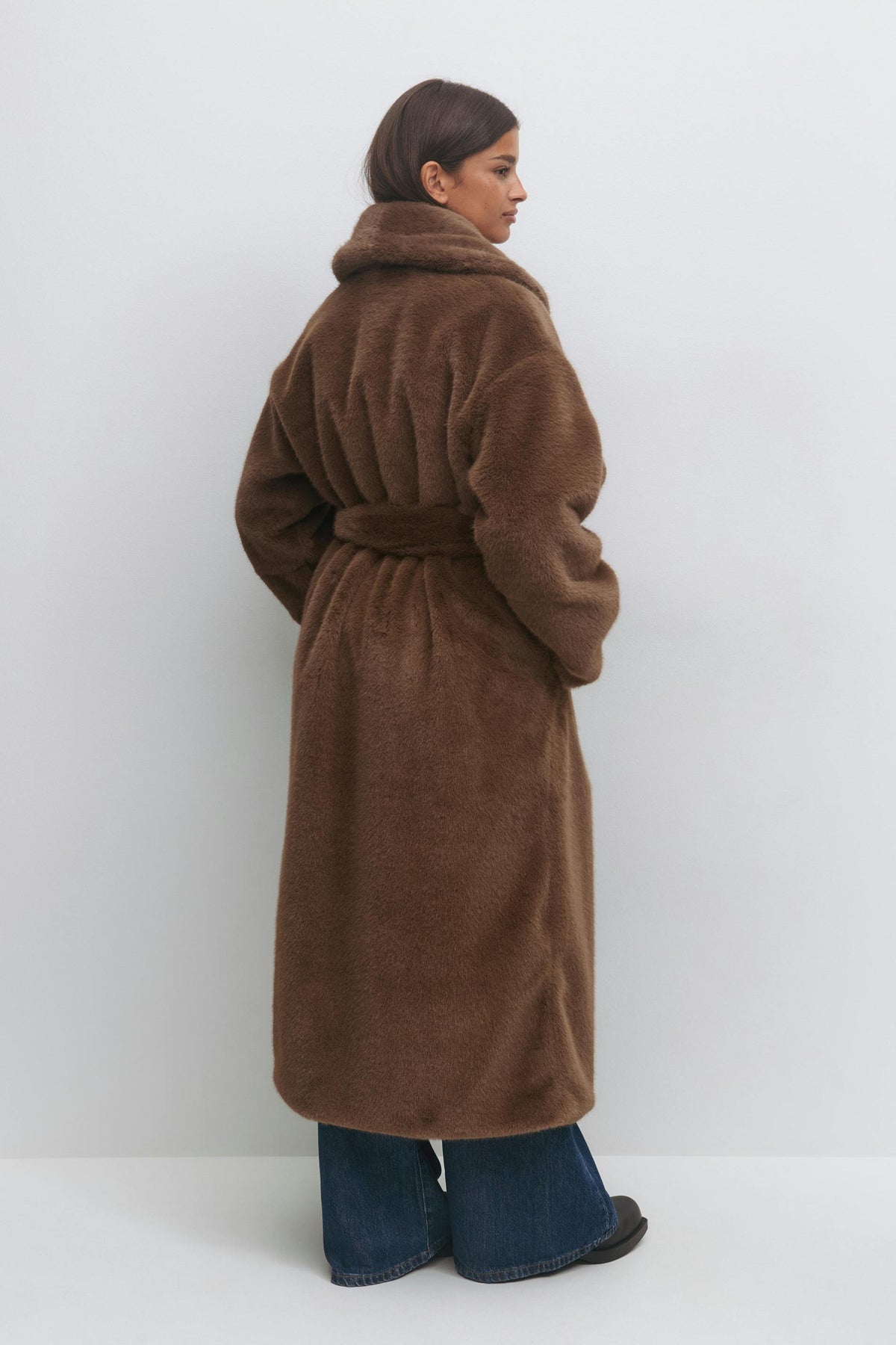Faux fur kápa