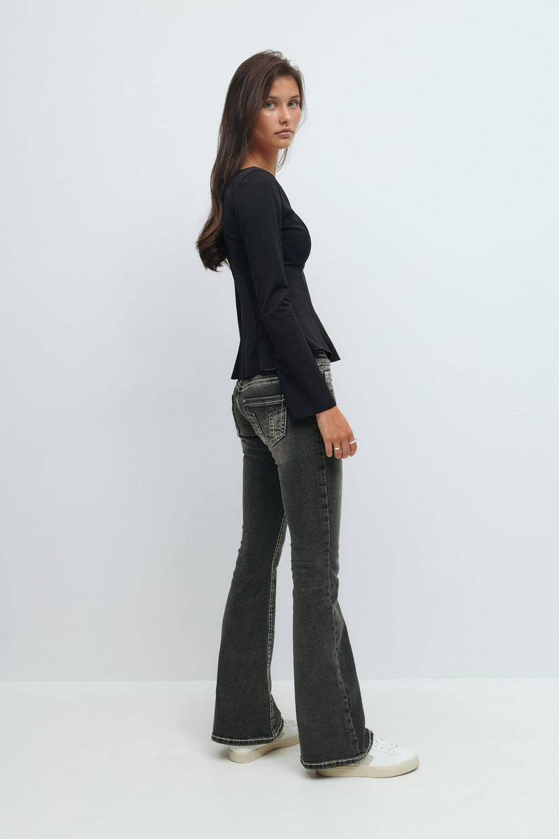 14+ low waist gallabuxur