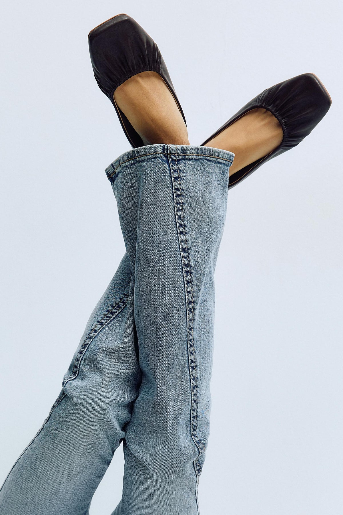 Y2k bootcut gallabuxur