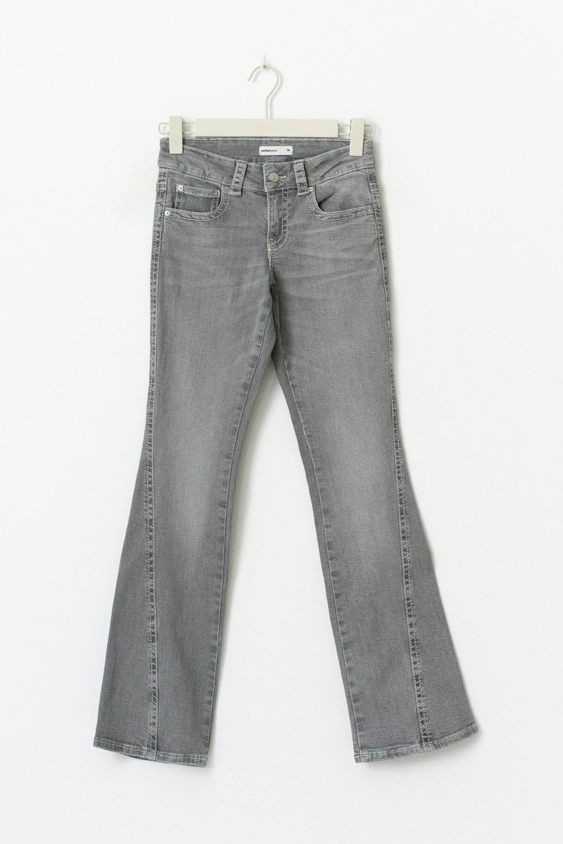 Y2k bootcut gallabuxur