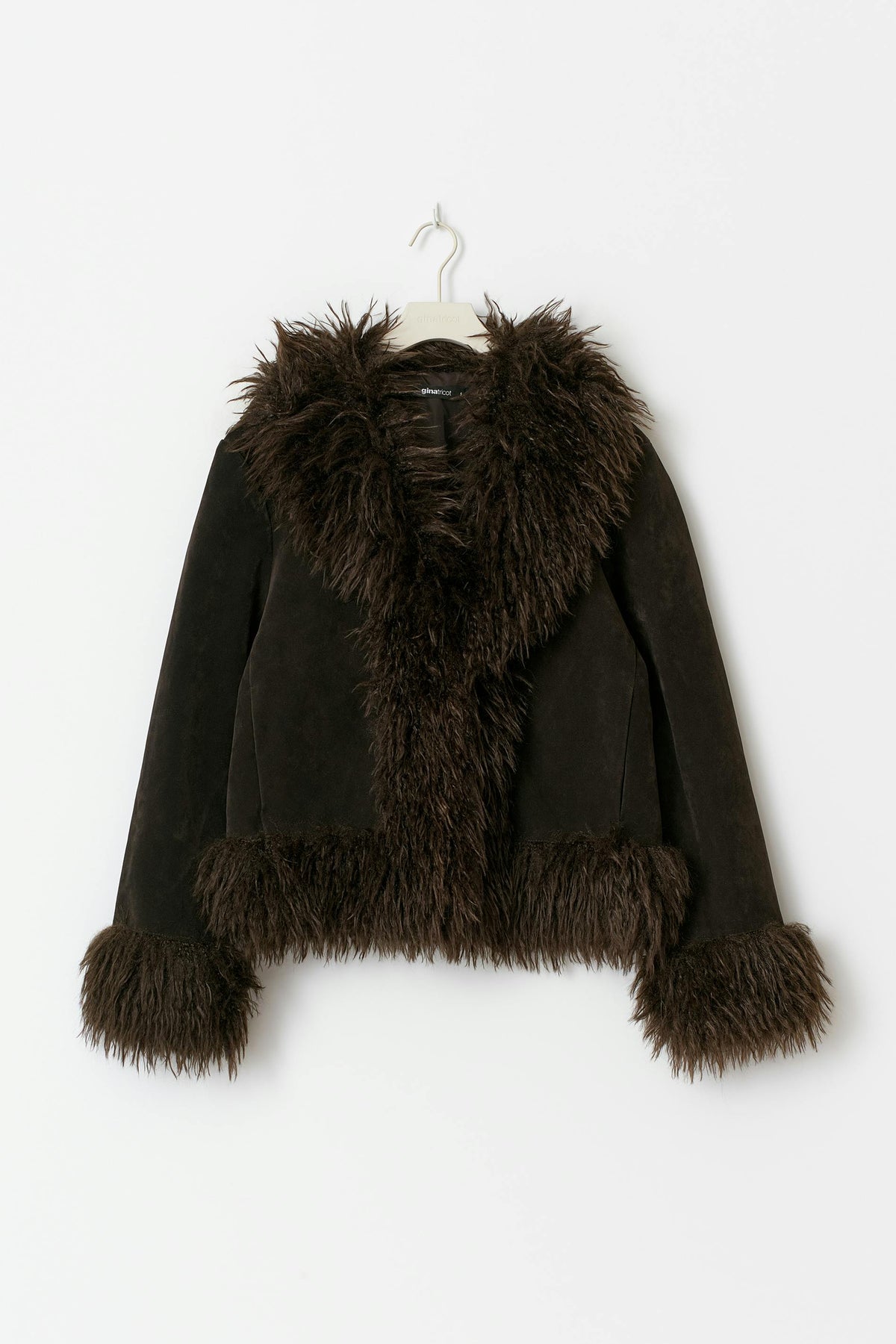 Faux suede jakki