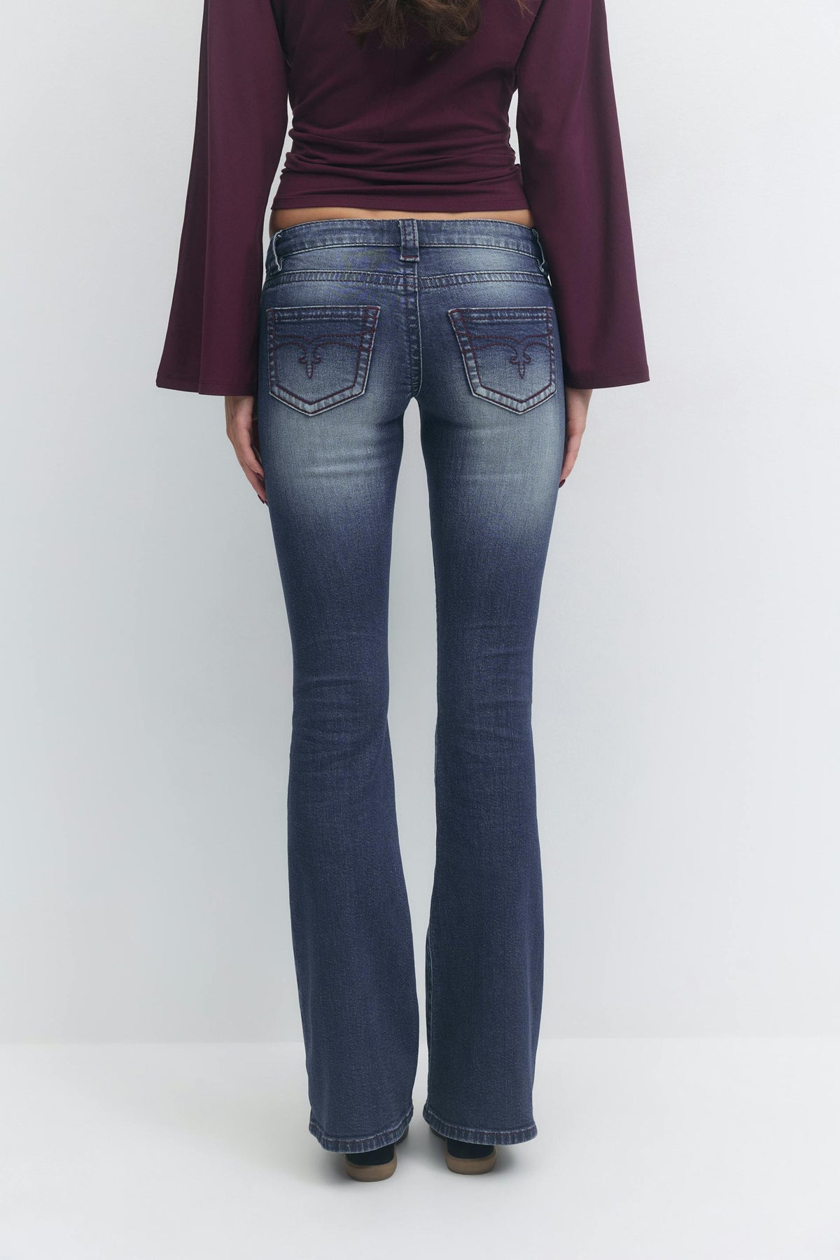 14+ low rise gallabuxur