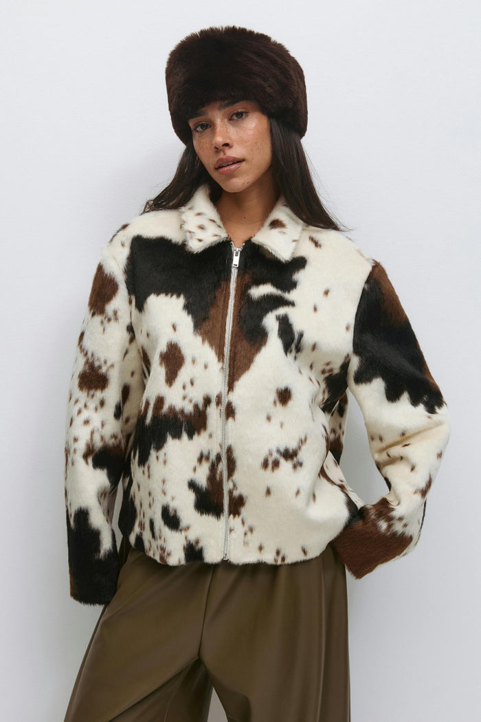 Faux fur eyrnaband