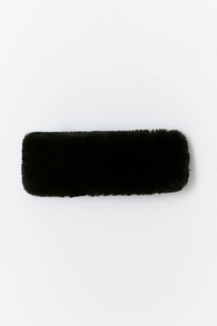 Faux fur eyrnaband