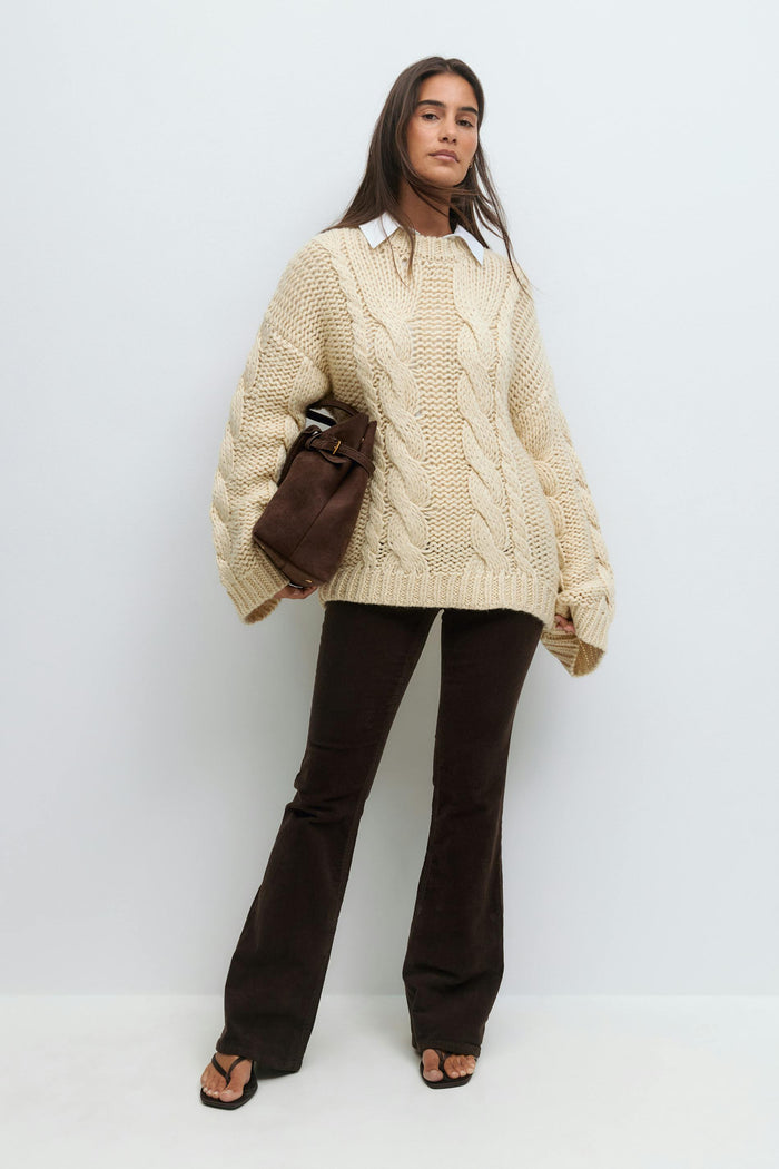 Y2k bootcut gallabuxur