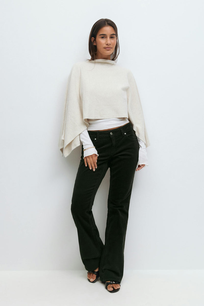 Y2k bootcut gallabuxur