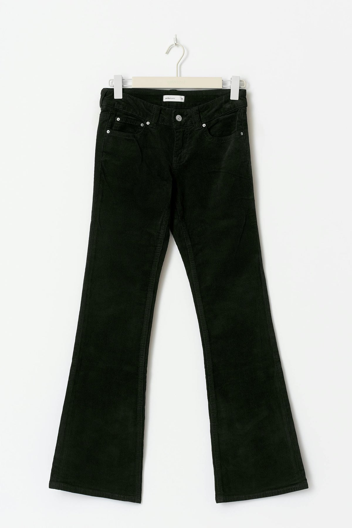 Y2k bootcut gallabuxur