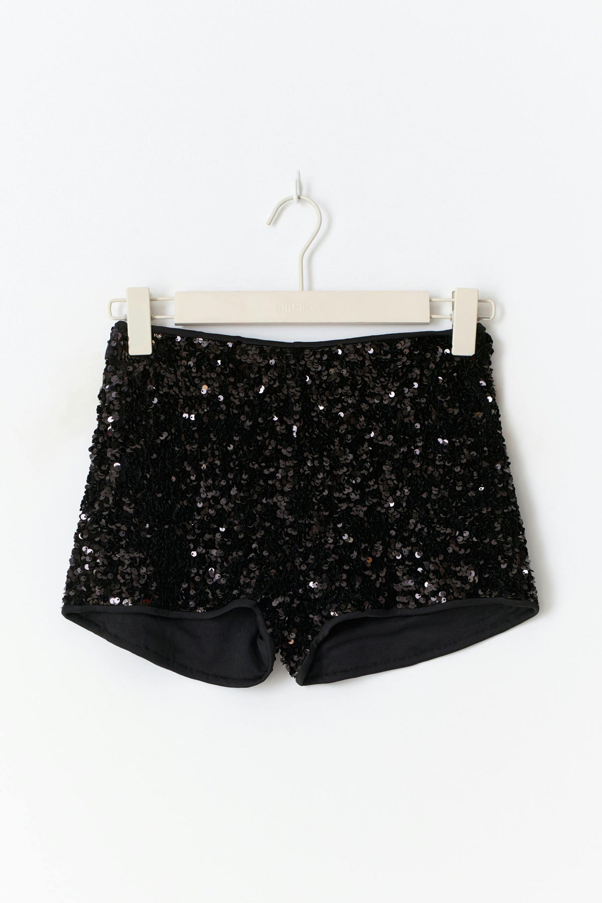 Pallíettu micro stuttbuxur