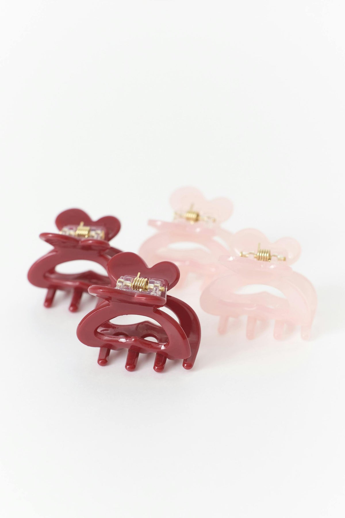 4-pack mini hárklemmur