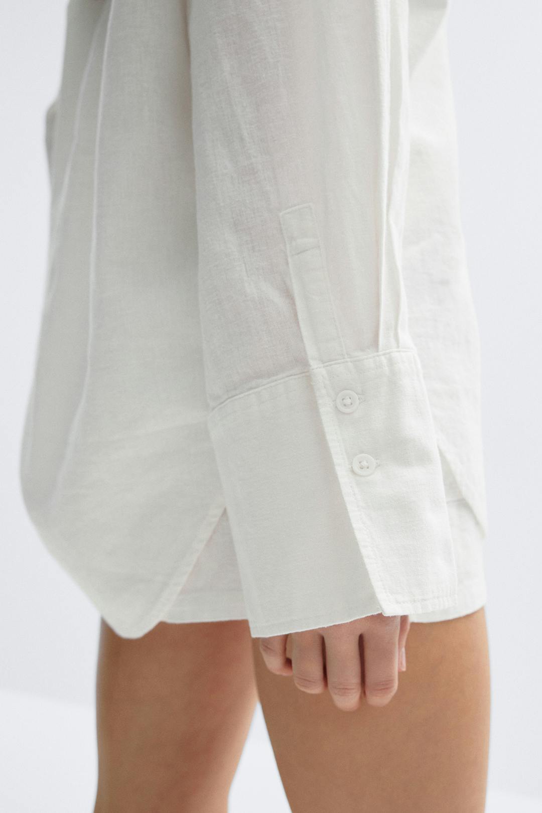 Hör skyrta oversized