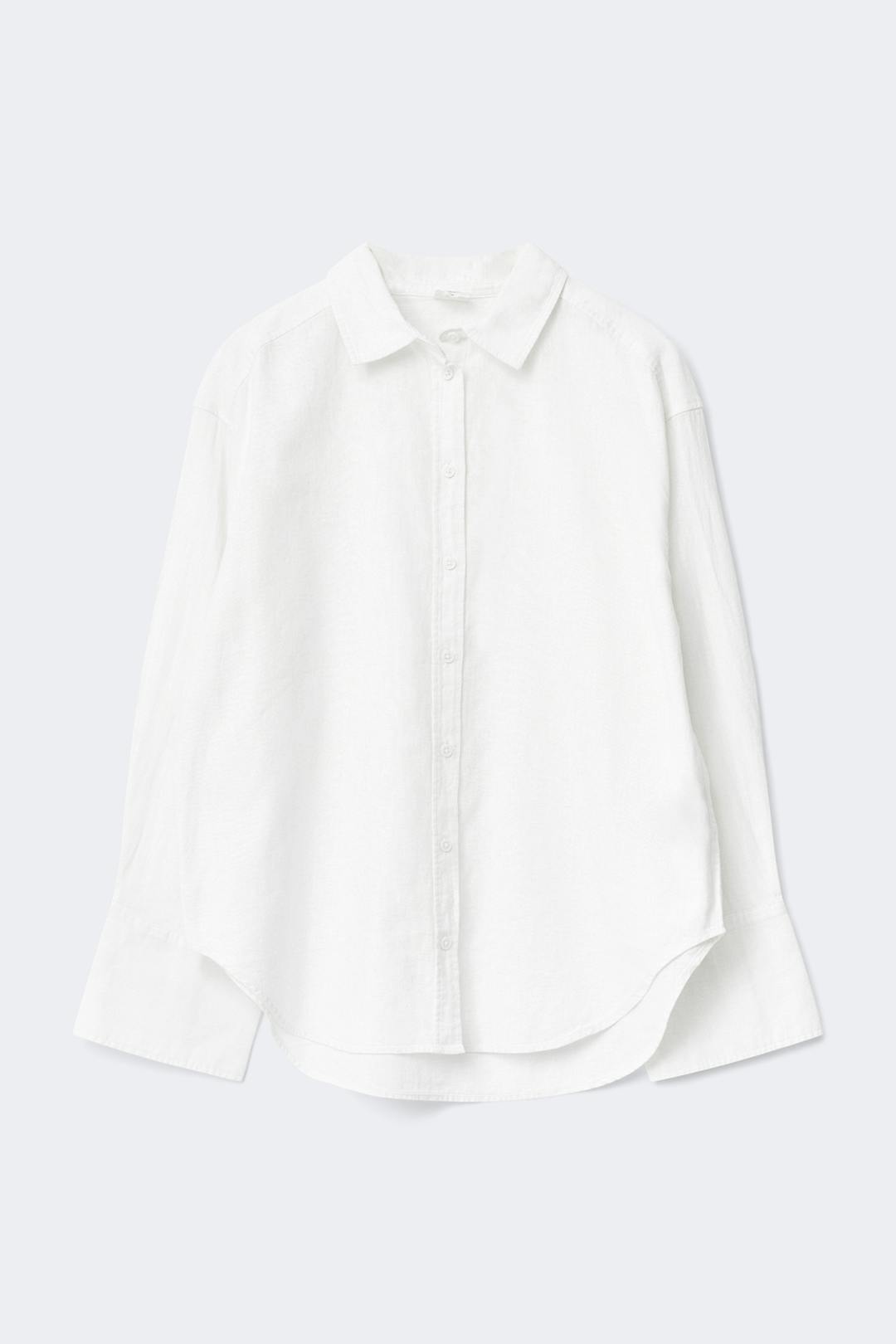 Hör skyrta oversized