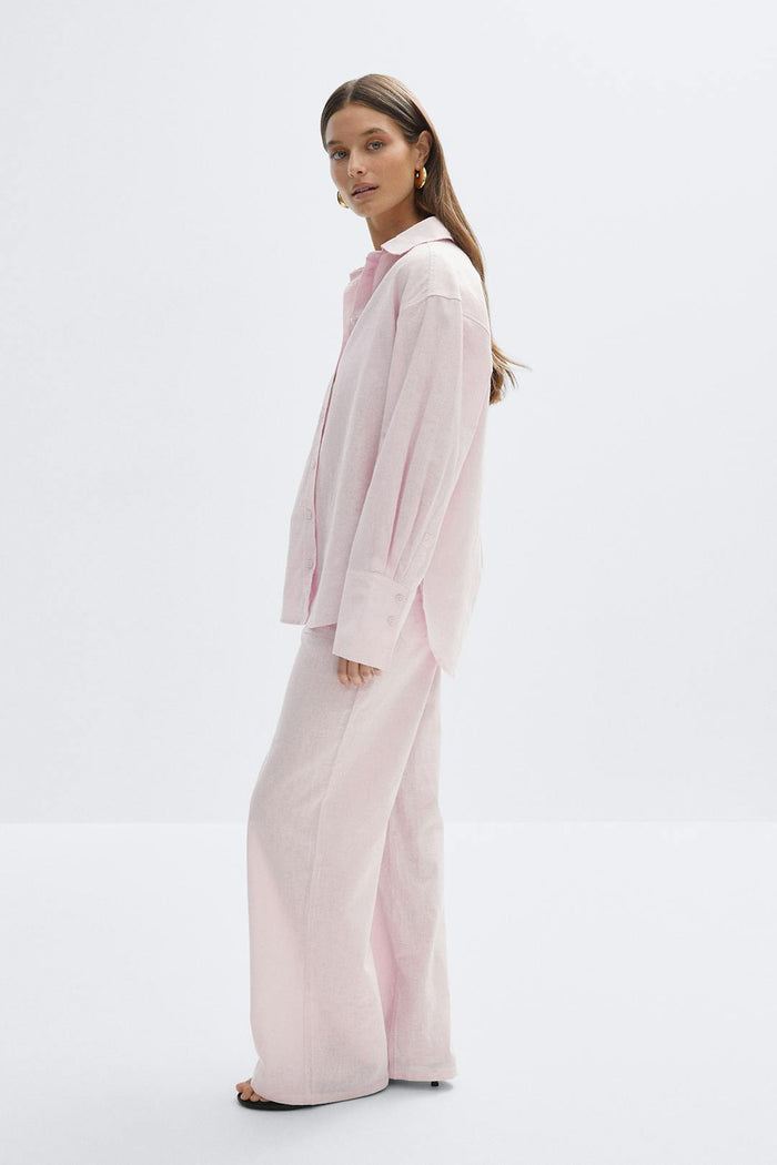 Hör skyrta oversized