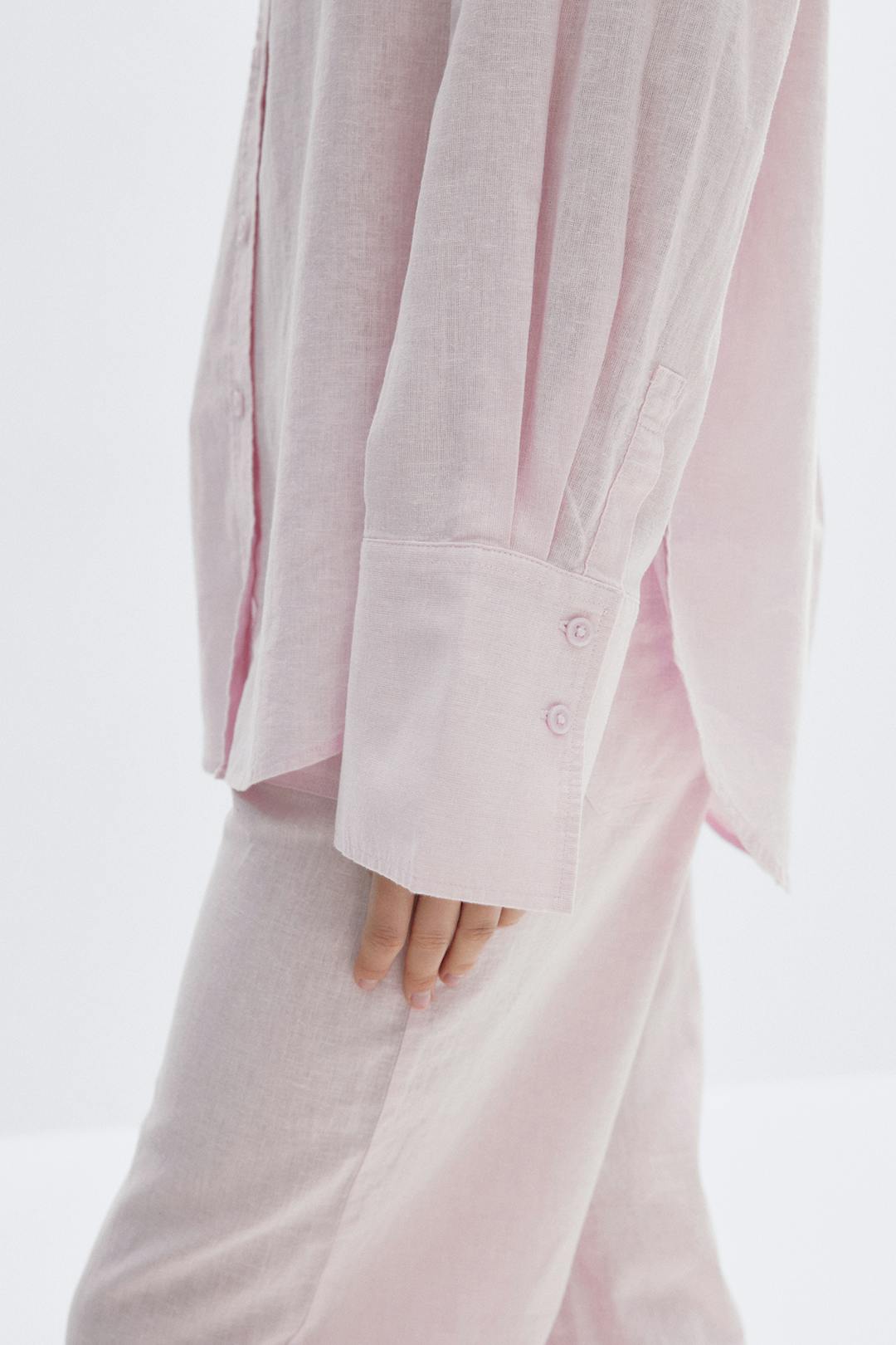 Hör skyrta oversized