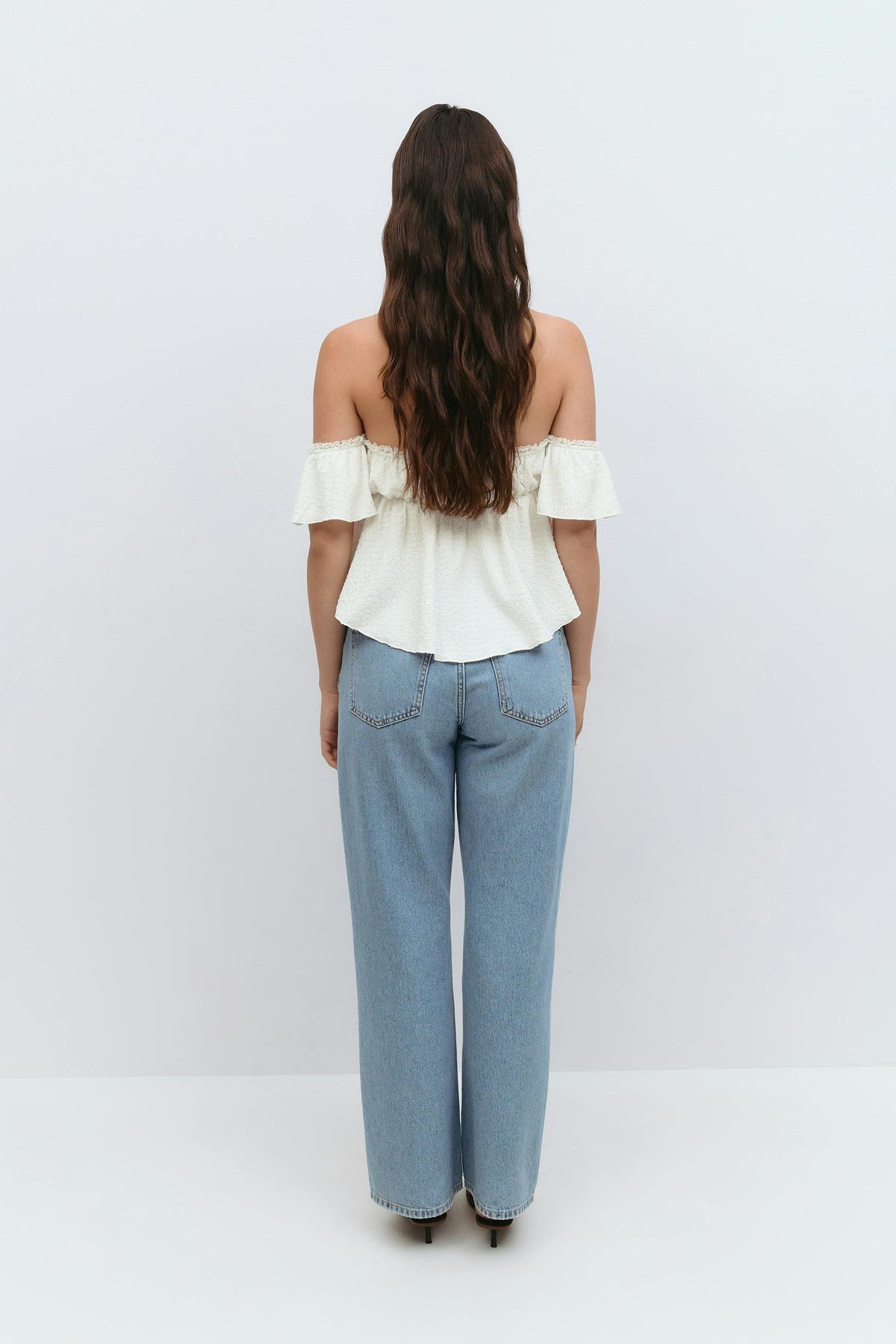 Off shoulder toppur