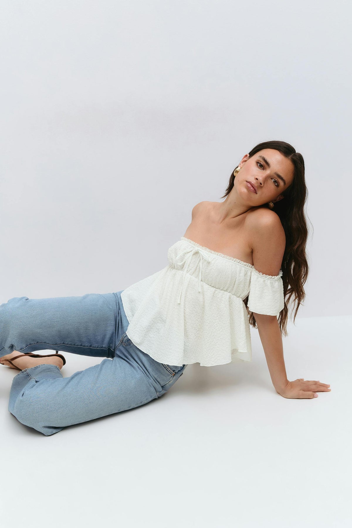Off shoulder toppur
