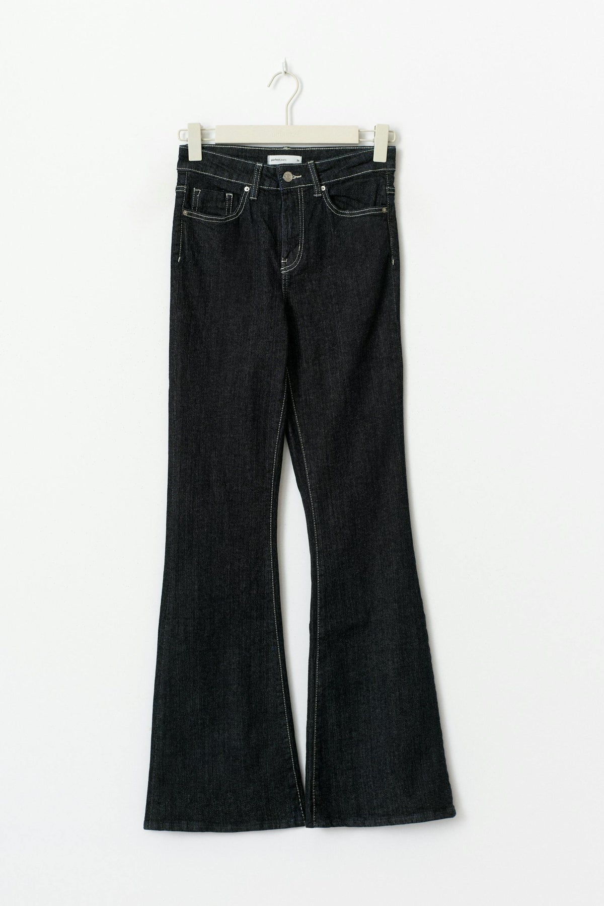 High waist petite gallabuxur