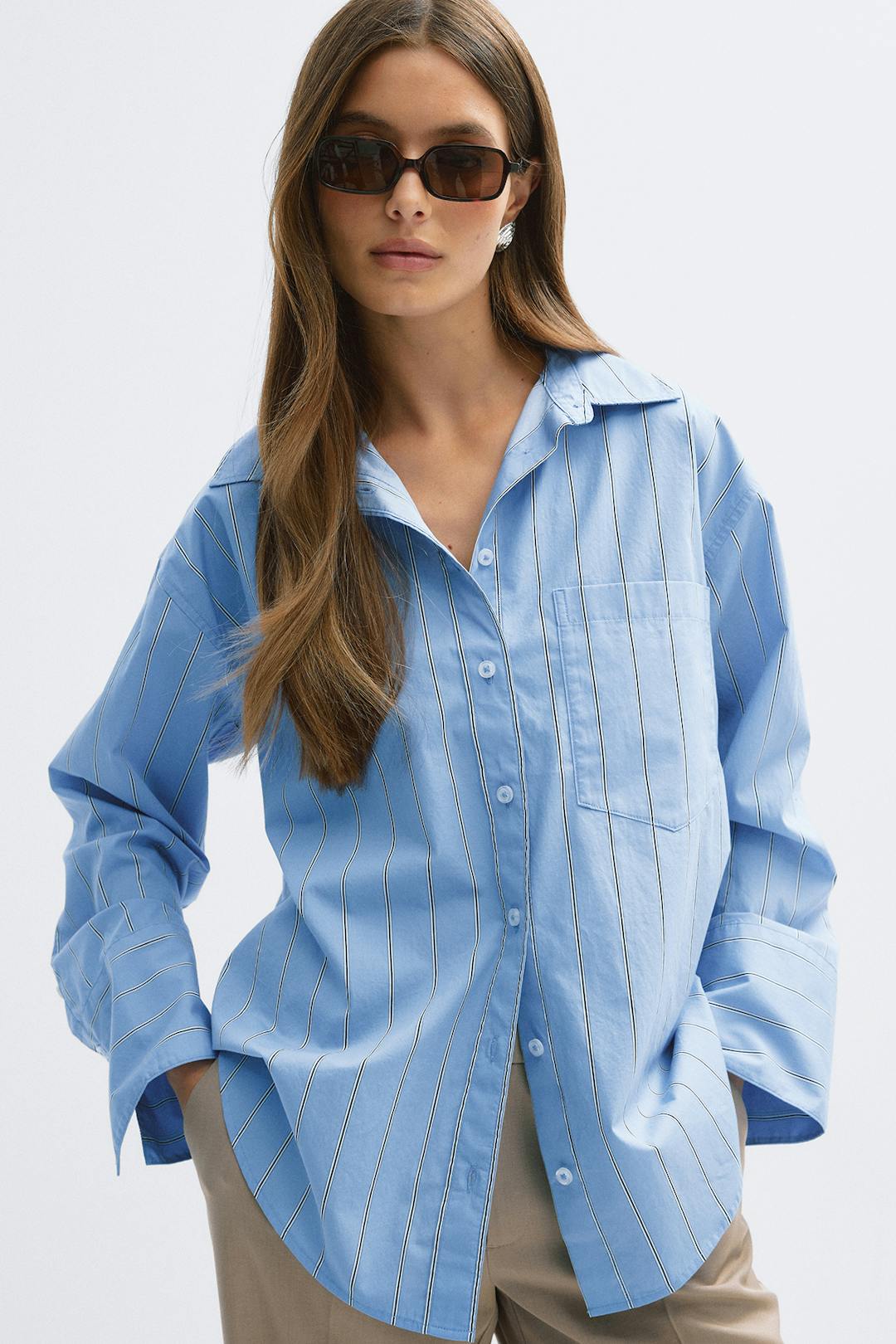 Poplin skyrta