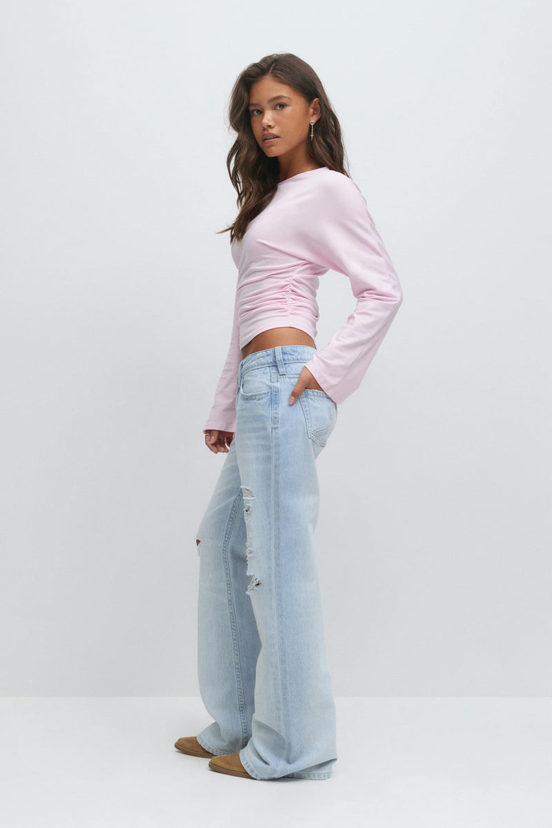 Low waist gallabuxur