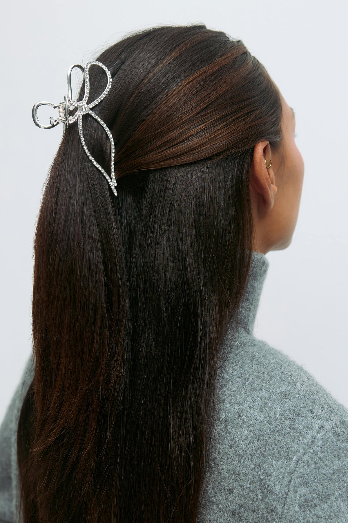 Hárklemma með slaufu