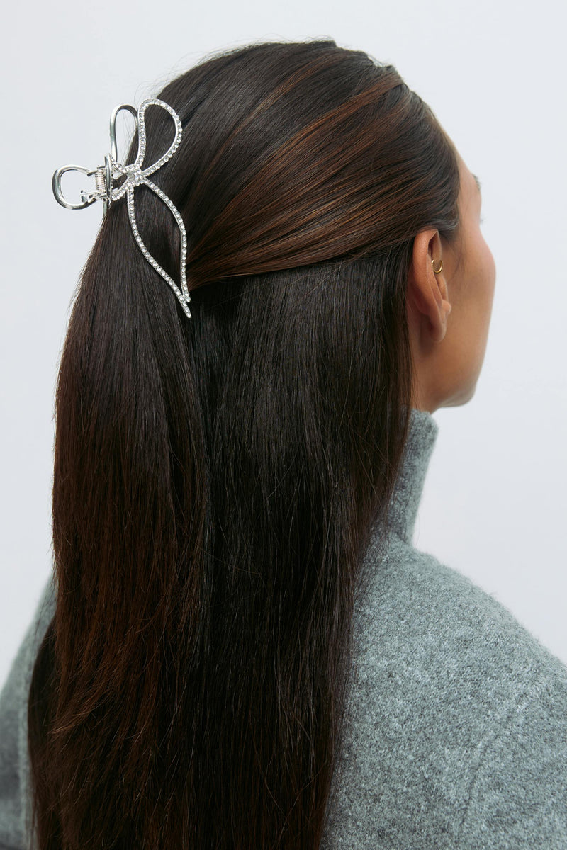 Hárklemma með slaufu