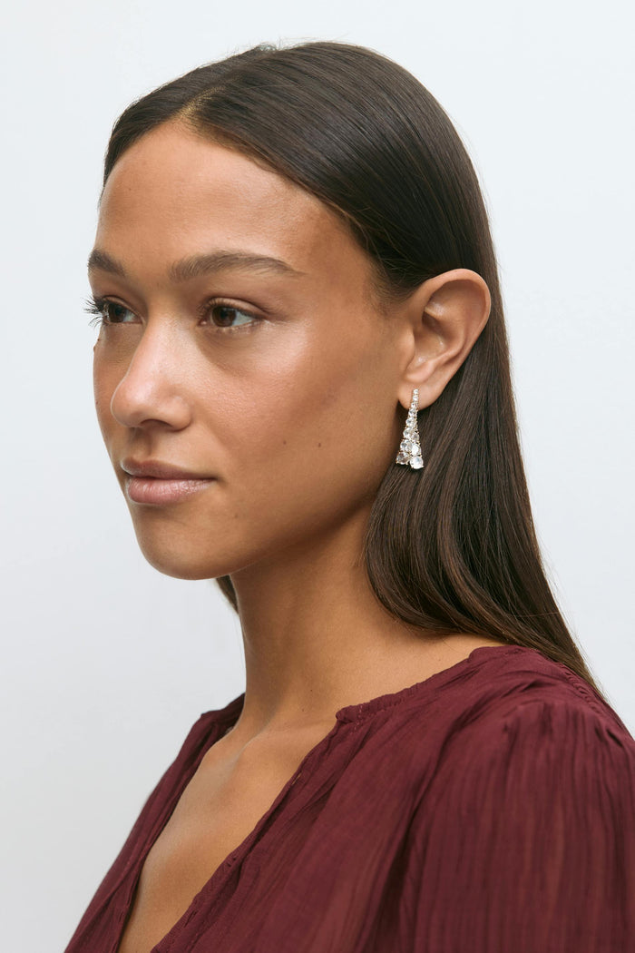 Rhinestone eyrnalokkar