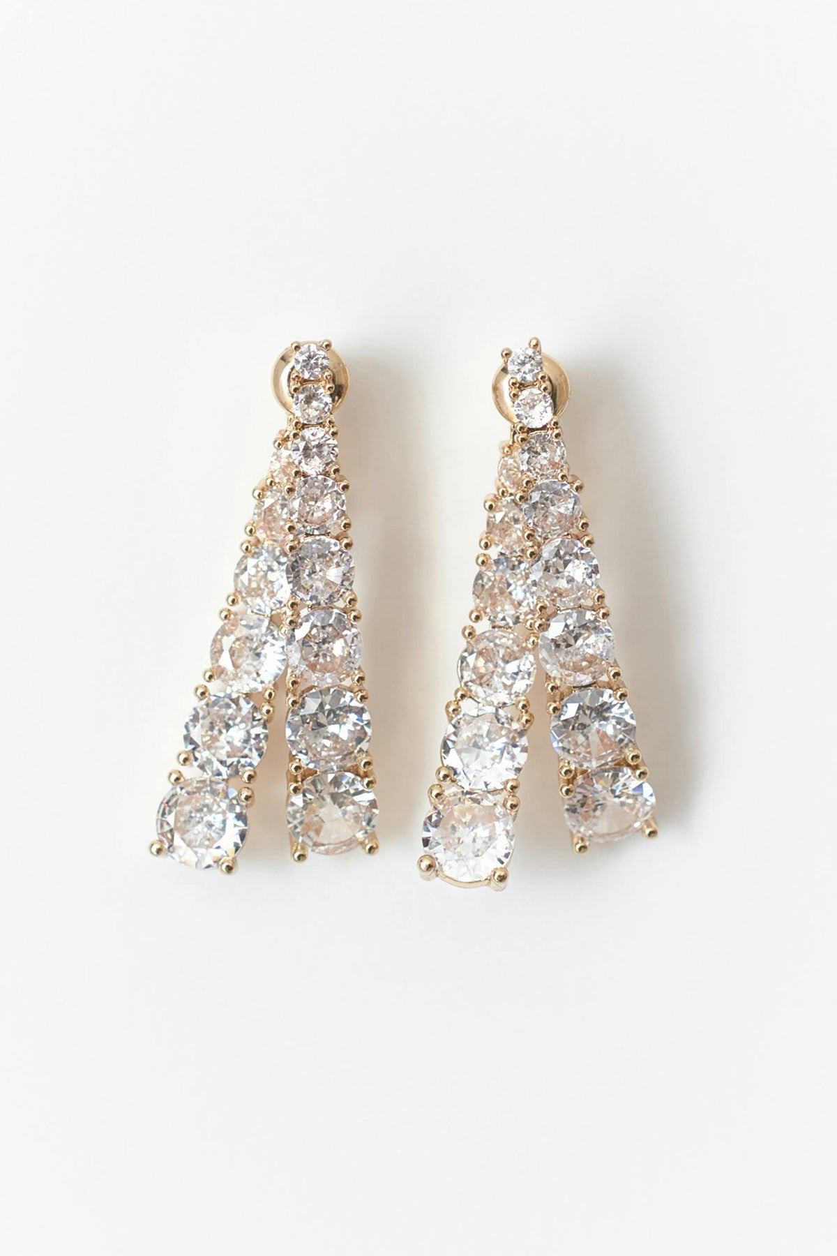 Rhinestone eyrnalokkar