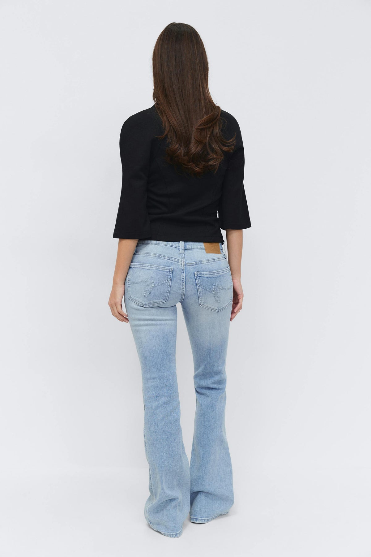 Low bootcut gallabuxur