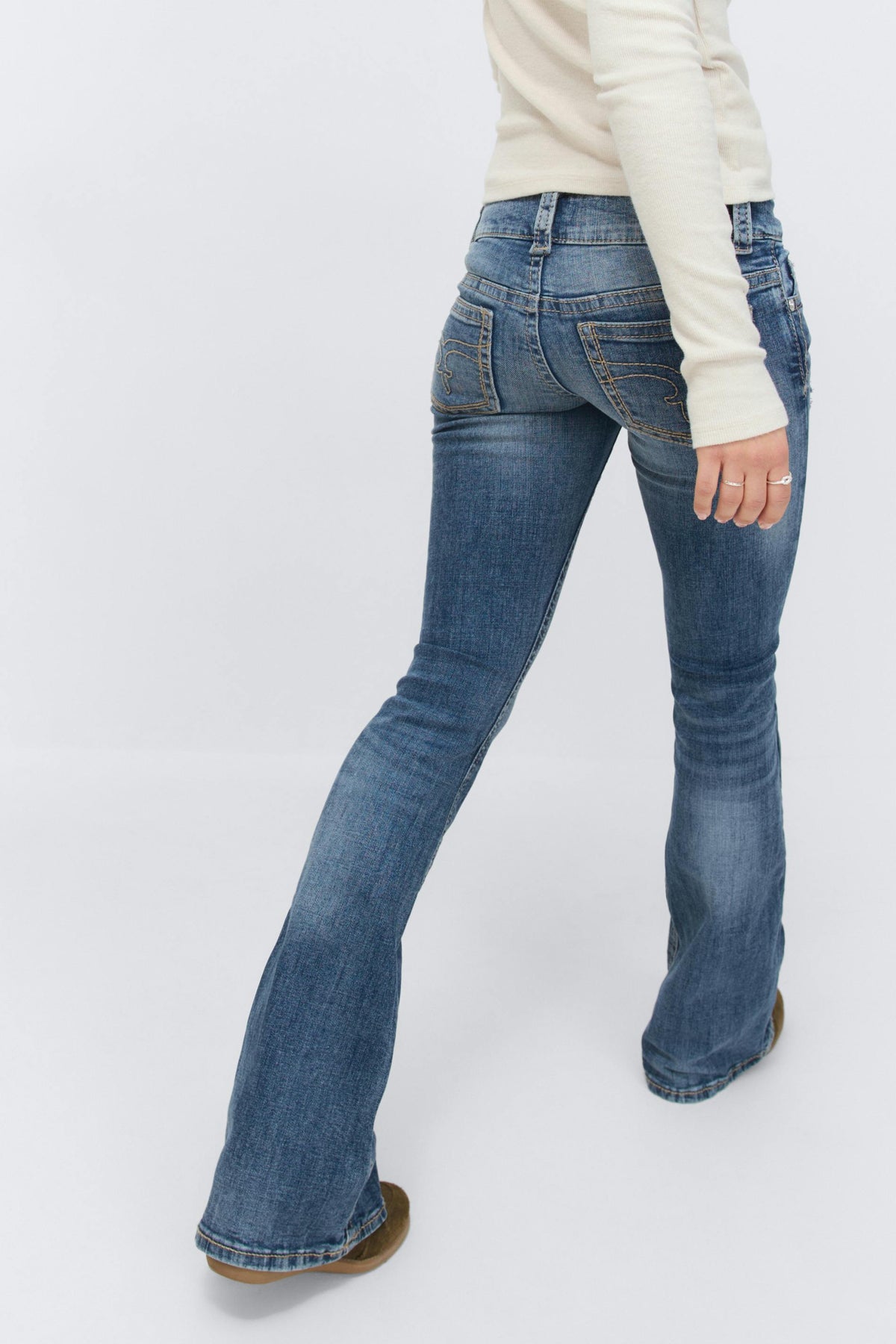 14+ low rise gallabuxur