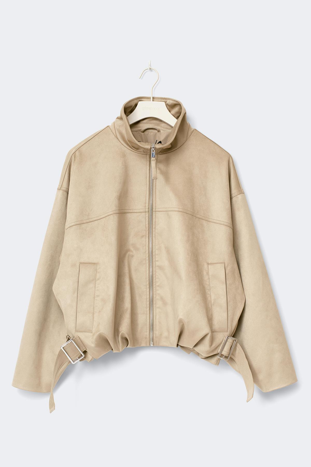 Faux suede jakki