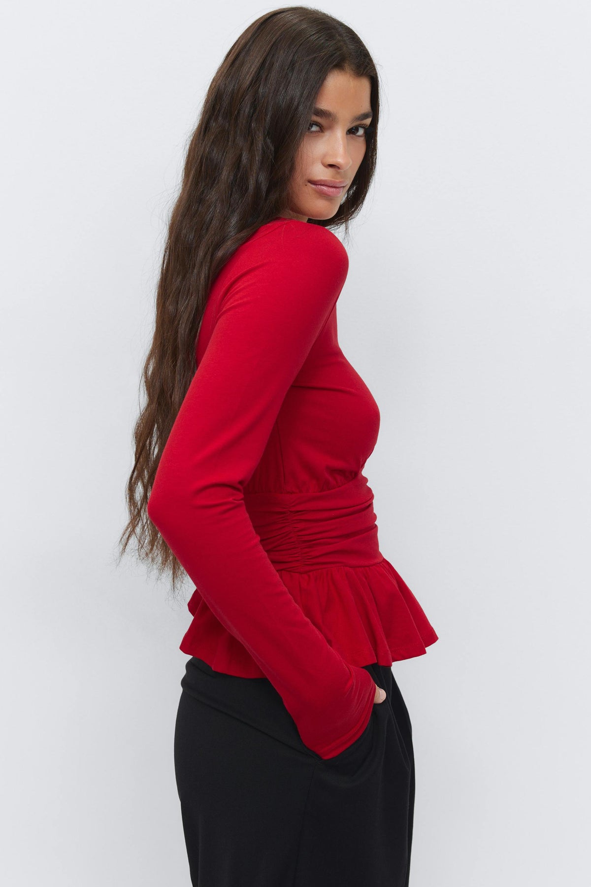 Peplum toppur