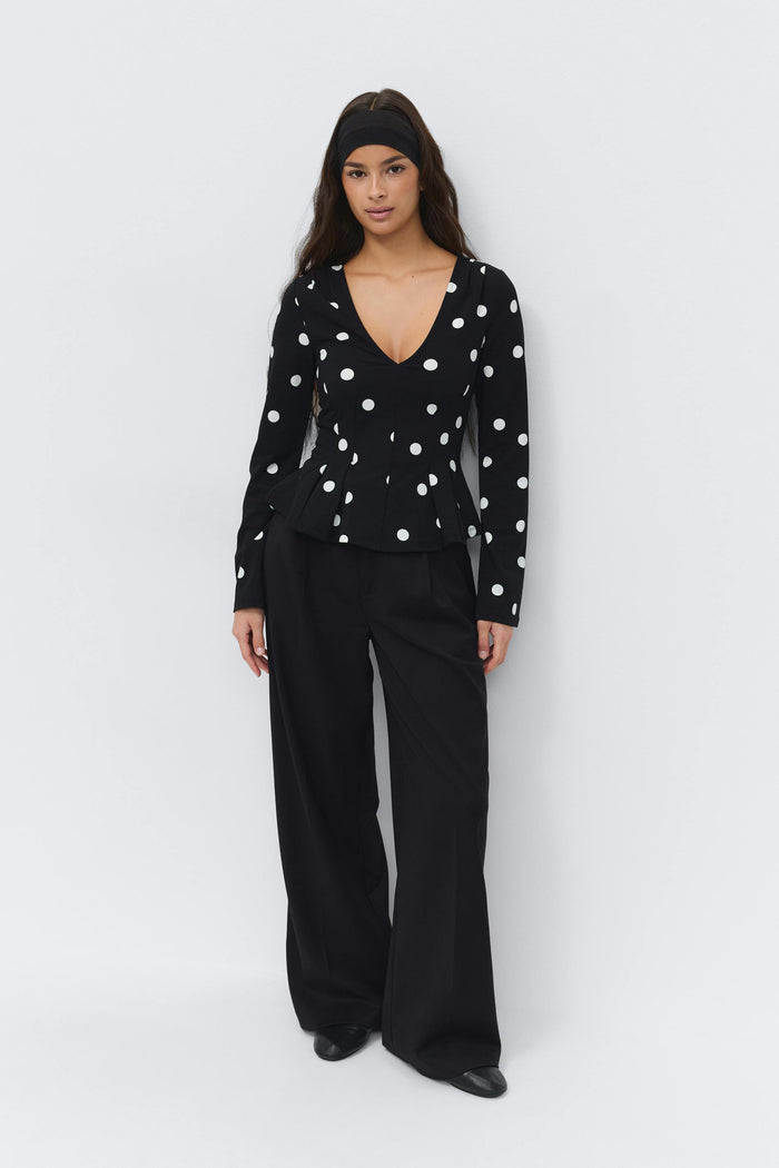 Peplum toppur
