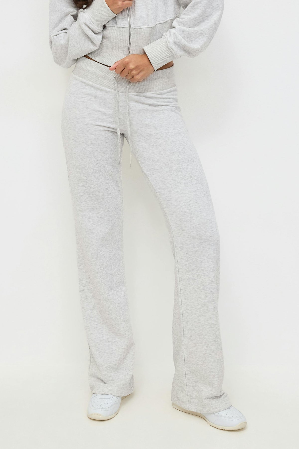 Joggingbuxur, low waist