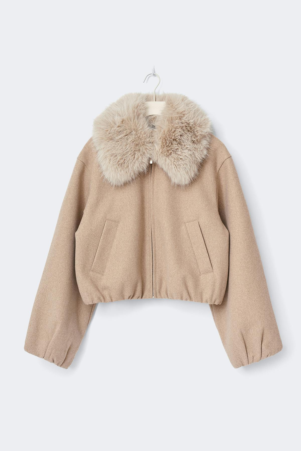 Faux fur jakki
