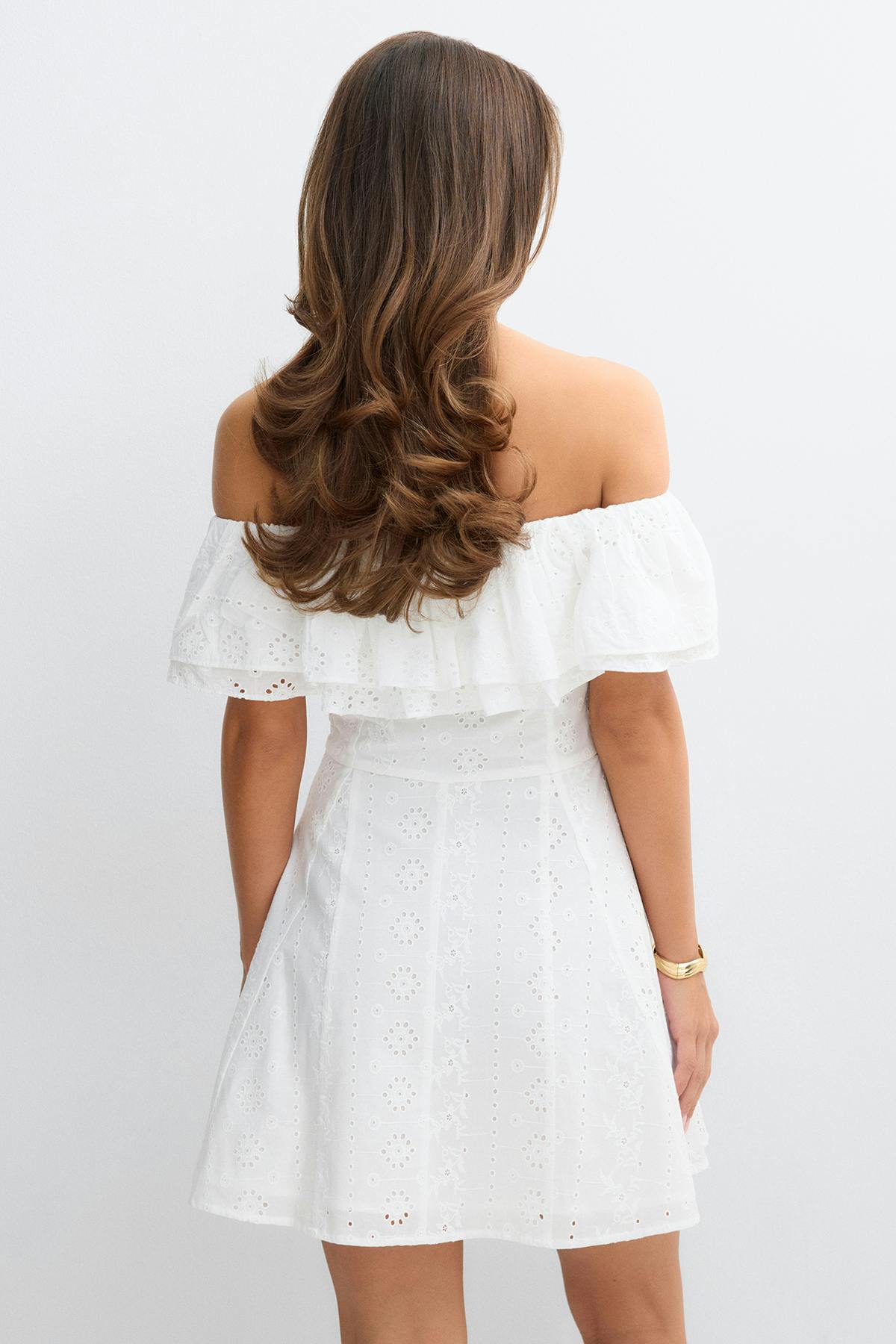off shoulder kjóll