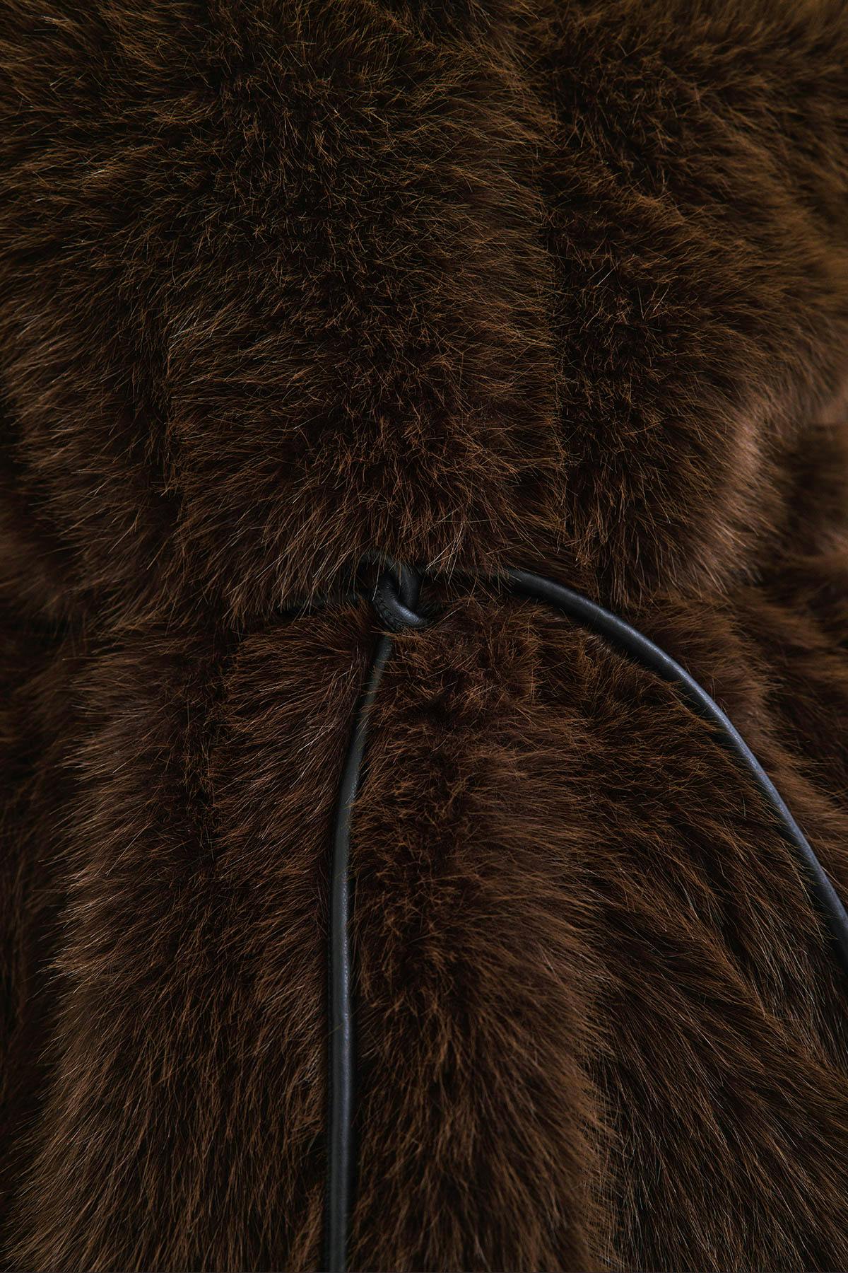 Faux fur vesti