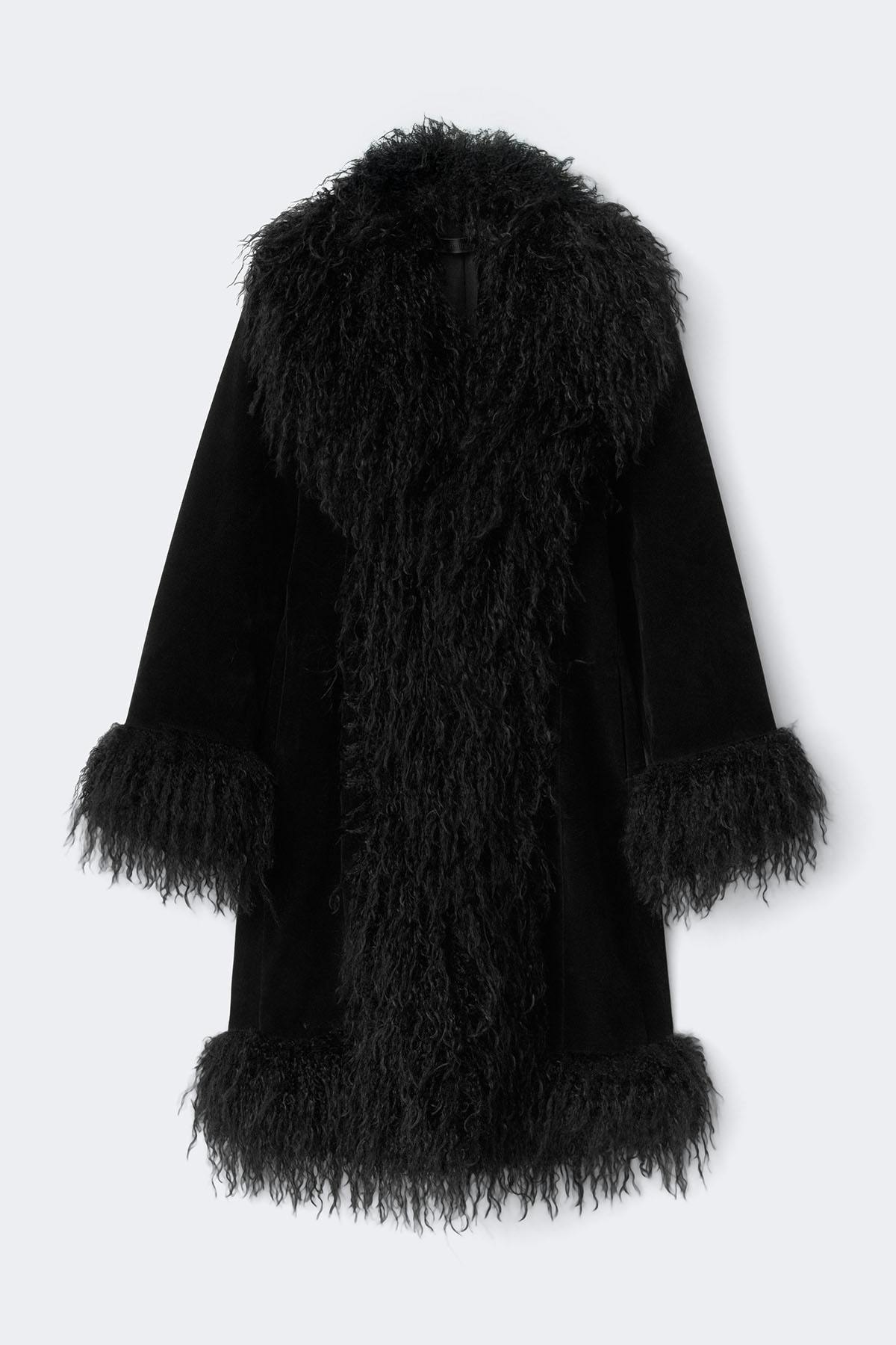 Faux suede jakki