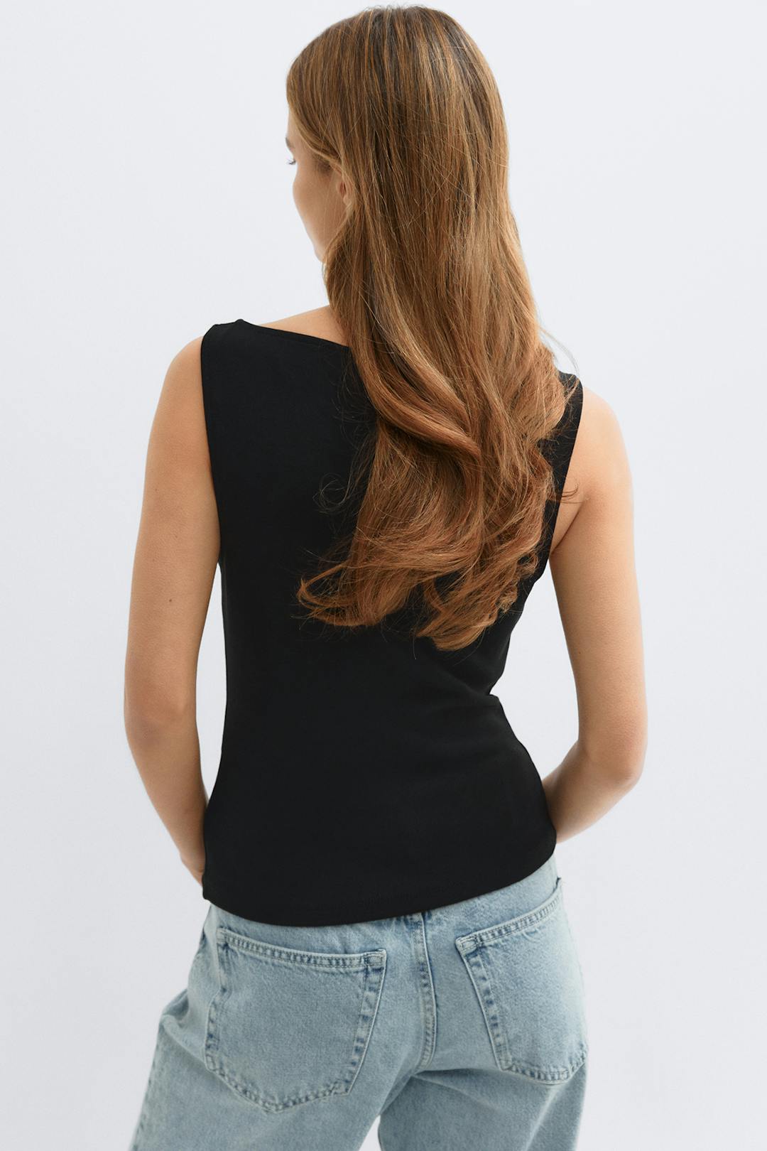 Boatneck toppur
