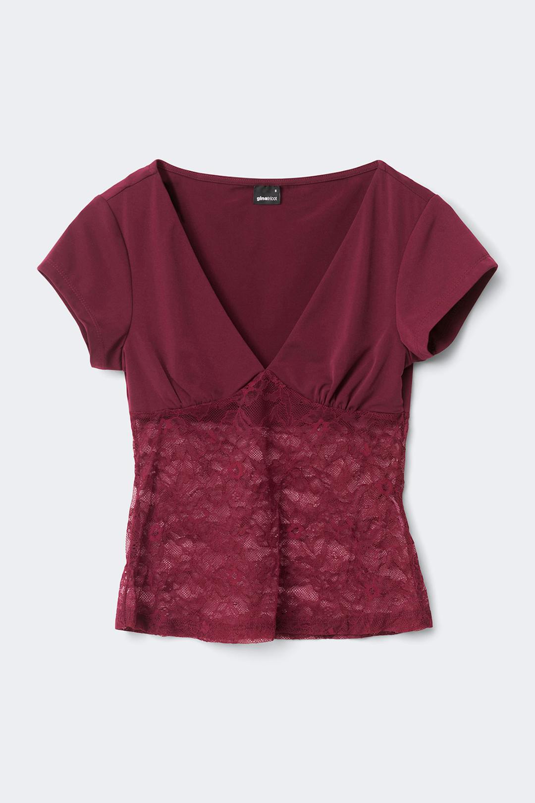 Blúndu toppur