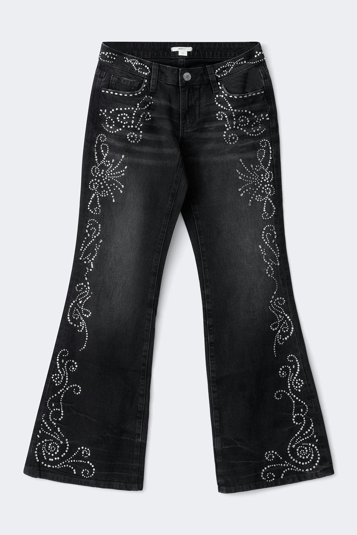 Gallabuxur mid waist
